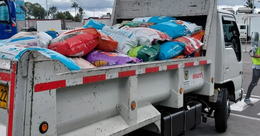 Ciudadanos de Bogotá hicieron posible el envío de 14 toneladas de ayudas para animales venezolanos